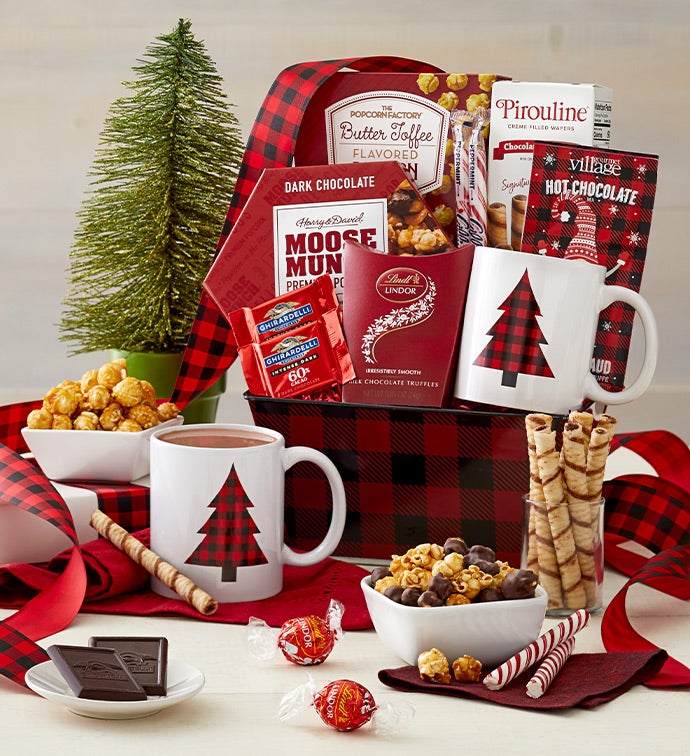 Buffalo Plaid Metal Bin